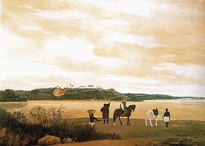 Frans Post View of Itamaraca Island oil painting picture